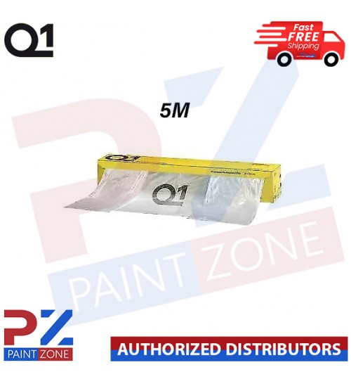 Q1 MASKING FILM SHEETING ROLL PREMIUM AUTOMOTIVE PAINT PROTECTON - 5M X 120M